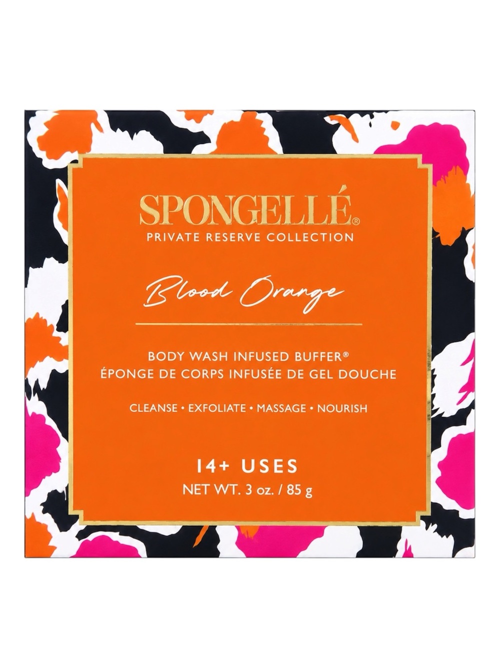 SPONGELLE BLOOD ORANGE BODY WASH INFUSED BUFFER 14+ USES - BNIB